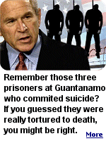 New evidence suggests the Obama administration may be continuing a cover-up of the possible homicides of three prisoners at Guant�namo in 2006.